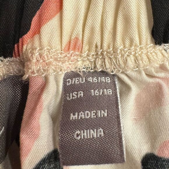 Ulla Popken dress off the shoulder animal print sz 16/18 - Picture 10 of 13